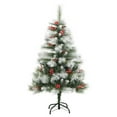 thumbnail image 2 of vidaXL Artificial Hinged Christmas Tree 150 LEDs 59.1", 2 of 7