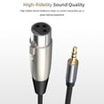 thumbnail image 6 of TRINGKY 3.5mm Male to XLR Female Stereo Audio Adapter Cable, 1/8 inch Jack to XLR Cable, 6 of 11