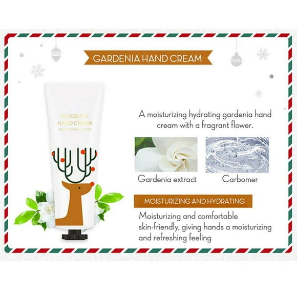 3PCS Christmas Moisturizing Hand Cream Set Remove Fine Line Hand Creams