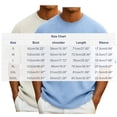 thumbnail image 4 of Bxsruta Men's Waffle Knit Short Sleeve Crew Neck Loose Fit Pullover T Shirt Comfy Polyester Daily Tops, 4 of 7
