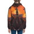 thumbnail image 6 of Kdxio Tree Hollow Meditating Giraffe Pattern Kids Boys Girls Zip Up Hoodie 3D Printed Hooded Sweatshirt Hoody Coat with Pocket 7-12 Y-Small, 6 of 6