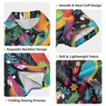 thumbnail image 3 of Dailycode Small Short Sleeve Button Down Shirts Colorful Parrot Bird and Leaf Casual Shirt 3-10 Years, 3 of 9
