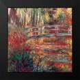 thumbnail image 2 of Monet, Claude 12x12 Black Modern Framed Museum Art Print Titled - Water Garden And Japanese Footbridge 1900, 2 of 5