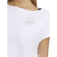 thumbnail image 4 of Mills by Millie Bobby Brown Women's Off Shoulder Short Sleeve Sweatshirt, XXS-XXL, 4 of 5