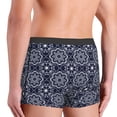 thumbnail image 3 of KLL Geometry Flower Men's Cotton Boxer Briefs Underwear-XX-Large, 3 of 8