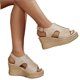 thumbnail image 4 of Amzcrzy Zapatos de mujer,Zapatos de mujer,Zapatillas de mujer, Sandalias de verano para mujer, elegantes, con tira trasera, punta abierta, cuñas, tacones altos, sandalias de playa Sandalias Mujer Zap, 4 of 4