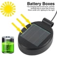 thumbnail image 3 of Paquete De 2 Paneles De Parte Superior De Repuesto De Luz Solar Para Linternas Colgantes, Lámpara De Farol Solar Para Exteriores, Accesorio Superior De Repuesto Led Vogacara HA037458-00, 3 of 6