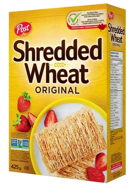 Post Shredded Wheat Original Big Biscuit Cereal, 425g (3 Pack)