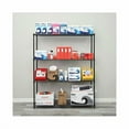 thumbnail image 6 of Alera All-Purpose Wire Shelving Starter Kit, 4-Shelf, 60 x 18 x 72, Black Anthracite+ -ALESW206018BA, 6 of 9