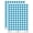 Light Blue, variant on Summer Woman in Swimsuit Floating 200+ Round Stickers - Dark Blue - Gloss Finish - 0.50" Size