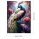 thumbnail image 2 of Kit de pintura por números sobre lienzo, arte al óleo artesanal, imagen de pavo real, decoración del hogar, 40x50cm, 2 of 9
