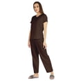thumbnail image 3 of Inkmeso Ensemble de Nuit 2 Pcs pour Femmes Manches Courtes Haut & Pyjama en Coton Doux, 3 of 7