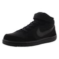 thumbnail image 2 of Little Kid's Nike Court Borough Mid Black/Black (870026 001) - 13, 2 of 4