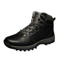 thumbnail image 1 of VBARHMQRT Mens Work Boots Large Size Winter Snow Boots for Men and Women Thick Plush Hiking Shoes Warm Thick Sole Cotton Boots, 1 of 5