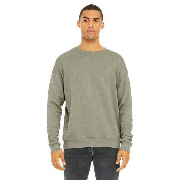 BELLA+CANVAS - Bella + Canvas Unisex Drop Shoulder Fleece - 3945 - Walmart.com - Walmart.com