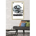 thumbnail image 2 of NFL Las Vegas Raiders - Drip Helmet 20 Wall Poster, 22.375" x 34", Framed, 2 of 5