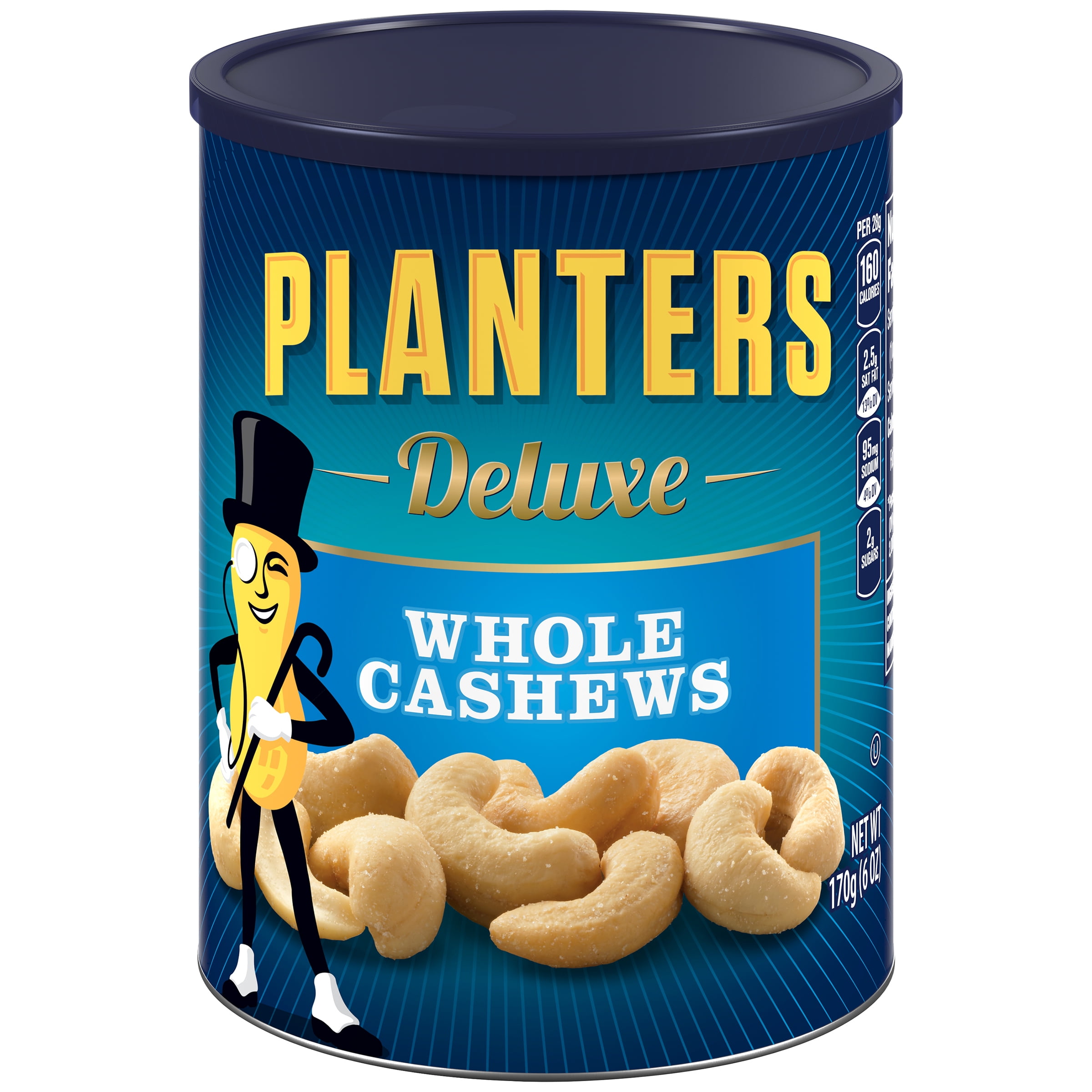 Planters Deluxe Whole Cashews 6 oz Canister Walmart Inventory Checker