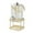 White, variant on CoudarTitie Beverage Dispenser Cold Water Jug Household with Spigot Large Capacity 5L Bucket Rose Gold