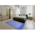 thumbnail image 4 of Ahgly Company Indoor Rectangle Patterned Denim Blue Area Rugs, 8' x 12', 4 of 6