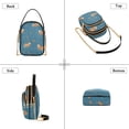 thumbnail image 3 of FORMRS Crossbody Bag for Women Quilted Travel Shoulder Cell Phone Purse with Chain Strap Handbag, Capybaras Swimming, 3 of 7