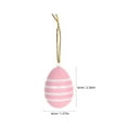 thumbnail image 2 of MRLESS 12PCS Easter Hanging Eggs Plastic Egg Tree Ornaments Decorative Eggs DIY Crafts Ornaments for DIY Crafts Party School Office Home Decor, 2 of 8