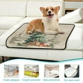 thumbnail image 6 of Qxltty Vintage Christmas Trees Cat litter Pads Pet Set of 2 Diaper Mats Center Anti-leakage Layer Absorbent Soft and Comfortable, 6 of 7