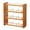 A, variant on Leeye Compact Desktop Cup Holder Organizer, Wooden Mug Storage Rack for Coffee Tea Cups, Countertop Display Stand, Brown, 15.75 in, 5.51 lb