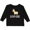 thumbnail image 3 of Inktastic Goat Girl Farm Animal Girls Long Sleeve Toddler T-Shirt, 3 of 5