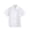 Z3 White, variant on Boys' White Button Down Shirt - Lightweight Short Sleeve Summer Performance Wear Versatile Multi-Occasion Kids Casual Formal Top,8-9 Years
