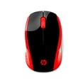 thumbnail image 1 of Mouse HP 200 Inalambrico Rojo/Negro 2HU82AA, 1 of 3