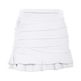 thumbnail image 6 of ylioge Womens Swimming Skirts High Waisted Solid Layered Ruffle Hem Pleated Swimwear Bottoms with Shorts Ladies Slim-Fit Swimsuits Skirt, 6 of 7