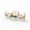 Beige rattan/off-white cushion, variant on Senfot Outdoor Wicker Patio Set 4-Piece, Chaise Lounge & Glass Coffee Table with Reinforced Steel Frame, High-Density Foam Cushions, Stylish Rattan Furniture for Backyard, Balcony & Garden
