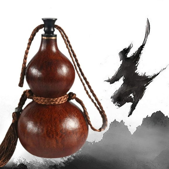 Ruifaya Exquisite Gourd Portable Water Bottle Wine Gourd Water 300ml/500ml Hot Mug