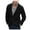 Black, variant on Herrnalise Mens Faux Fur Coat Fashion Long Sleeve Wool Sweater Wool Sweater Button Pocket Knit Tops Long Trench Coat Motorcycle Jakcet