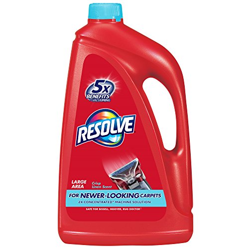 Resolve Steam Carpet Cleaner Solution Shampoo 60oz Crisp Linen 2X