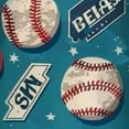 thumbnail image 6 of Sheronv Baseball Logos Maximalism Round Table Cover Stain Resistant Washable 100% Polyester Waterproof Fabric Perfect for Indoor Outdoor Kitchen Dining Wedding Parties Elastic Edge 46"-50, 6 of 8