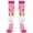 Multicolor#02, variant on Bxsruta Knee High Socks Cartoon Penguin Print Cute Fun Long Winter Holiday Casual Hosiery