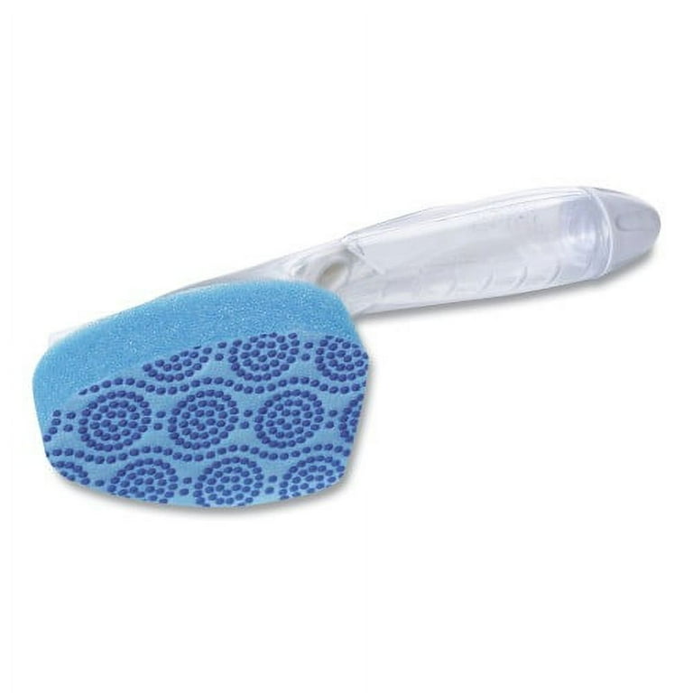 Scrub Dots Non-Scratch Dishwand, Blue, 4/Box Scrub Dots Non-Scratch Dishwand, Blue, 4/Box