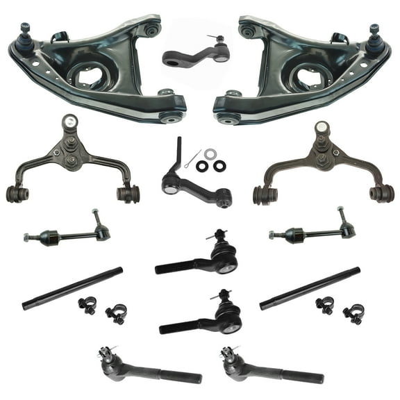 Front Control Arm Ball Joint Sway Bar Link Tie Rod Steering Suspension Kit 14pc PSA65459 Fits select: 1995-1997 LINCOLN TOWN CAR, 1995-1997 FORD CROWN VICTORIA