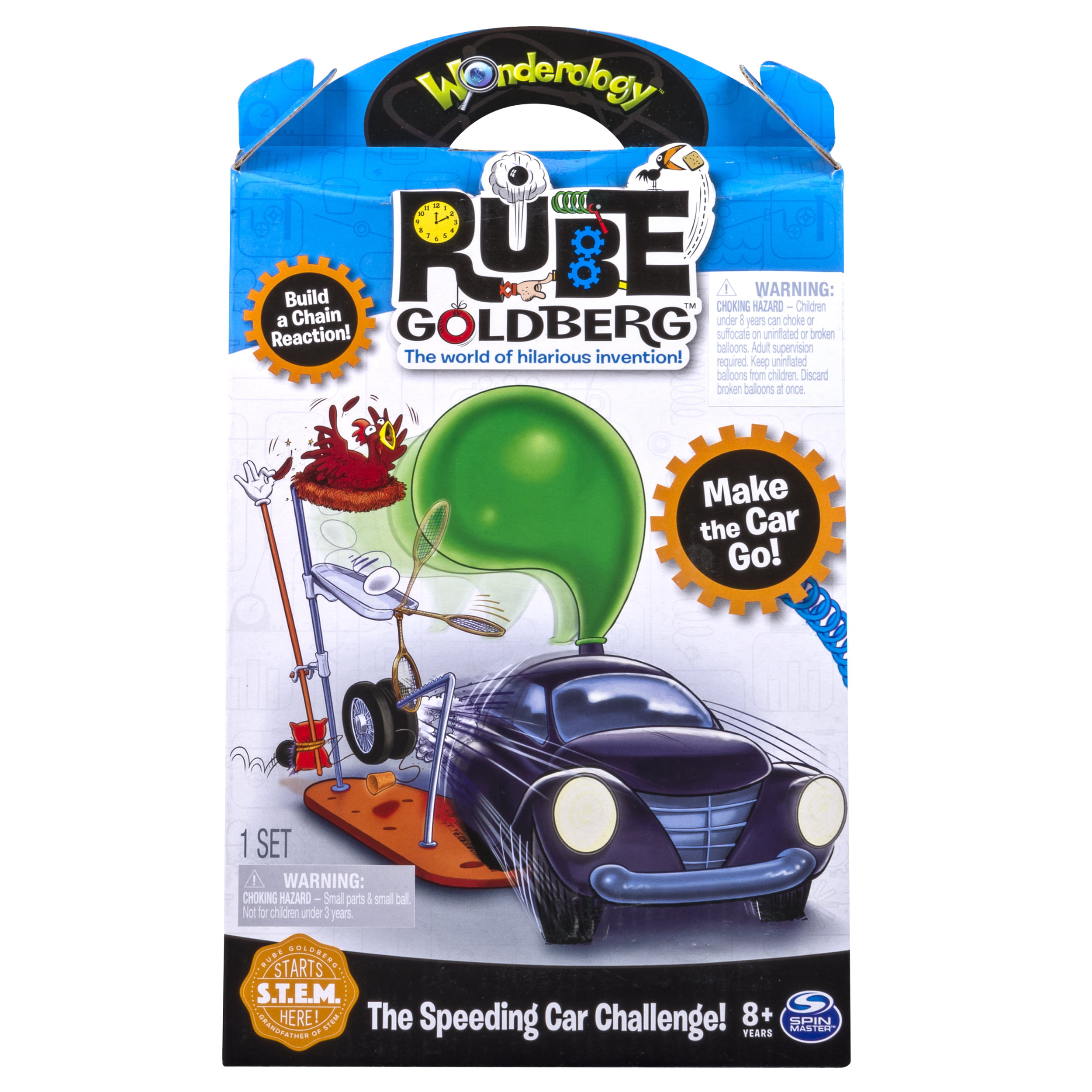 STEM Toy Activity Kit The Speeding Car Challenge Rube Goldberg 8 yr+ 