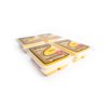 Lemongrass Wax Melts Bulk Pack - 4 Highly Scented Bars - Made With Natural Oils - Fresh & Clean Air Freshener Cubes Collection