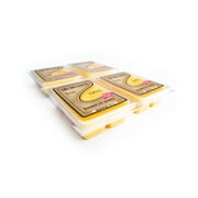 Lemongrass Wax Melts Bulk Pack - 4 Highly Scented Bars - Made With Natural Oils - Fresh & Clean Air Freshener Cubes Collection