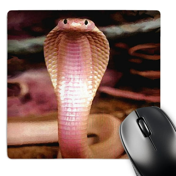 3dRose, Albino Siamese Cobra, MousePad