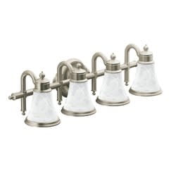 

Moen Yb9864 30 Wide Victorian 4 Light Bathroom Fixture From The Waterhill Collection -