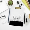 thumbnail image 6 of FMSHPON Cartoon Cat Black Clipboard Hardboard Wood Nursing Clip Board and Pull for Standard A4 Letter 13x9 inches, 6 of 7