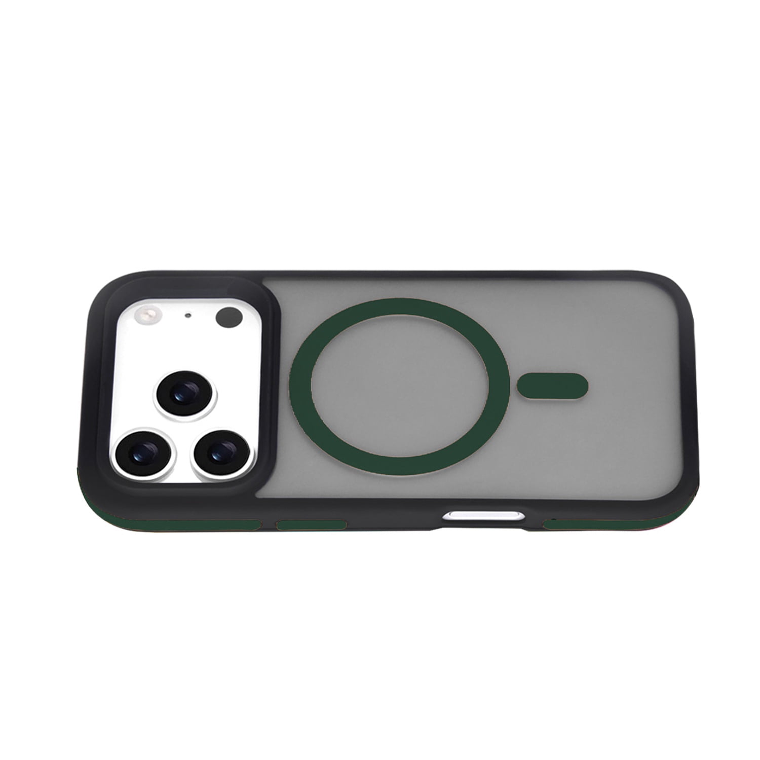 Polarized Bumper Case Compatible with MagSafe for iPhone 17 Pro Max - Dark Green