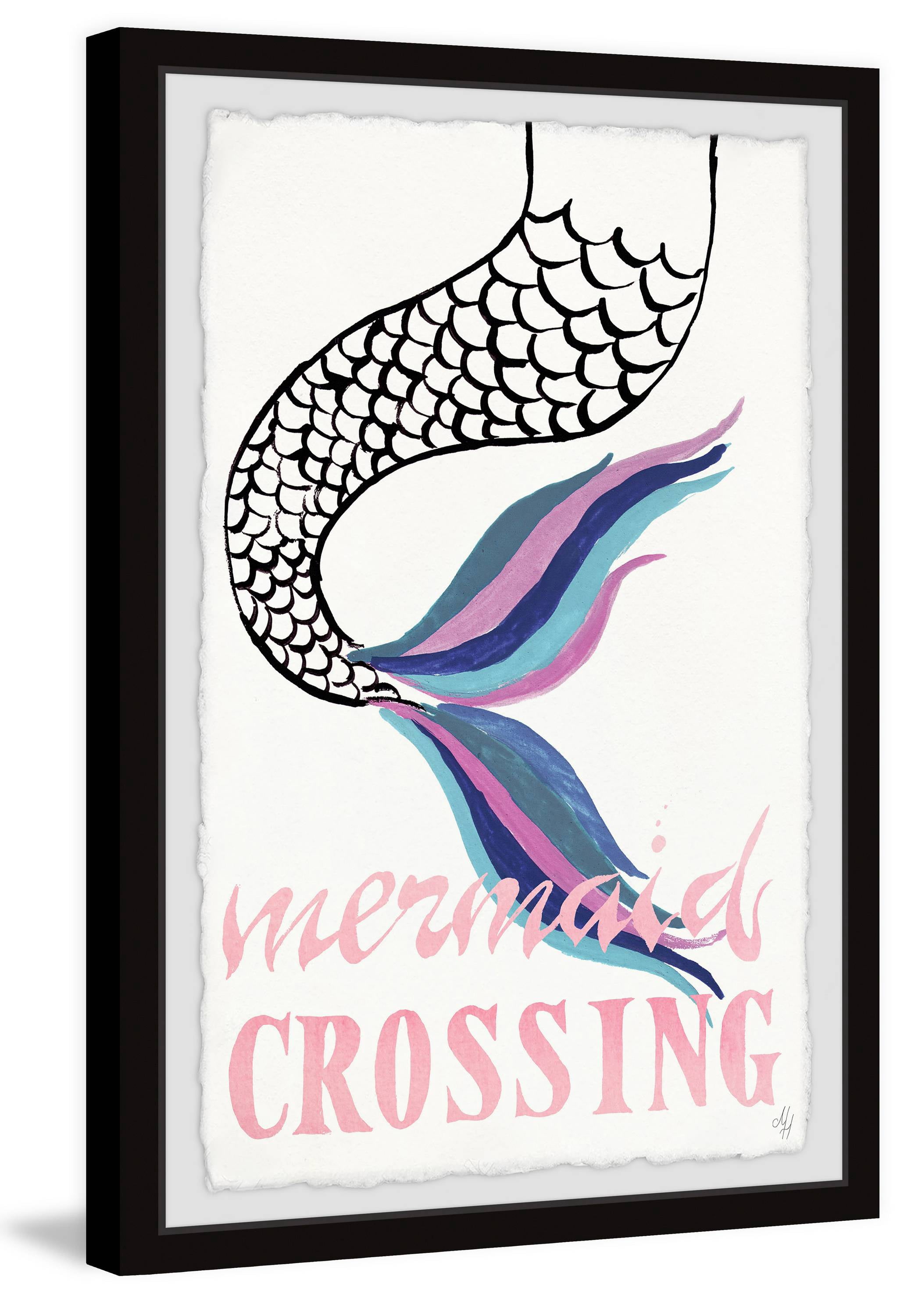 Marmont Hill Mermaid Crossing II Framed Wall Art