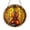 Acrylic 3.5 Inch, variant on Cello Stained Glass Suncatcher, Round Musical Window Panel with Bow, Colorful String Instrument Art Hanging Gift for Cellists and Music Lovers