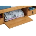 thumbnail image 3 of Memomad Bali Queen Size Storage Platform Bed with Drawers, Oak, 3 of 17