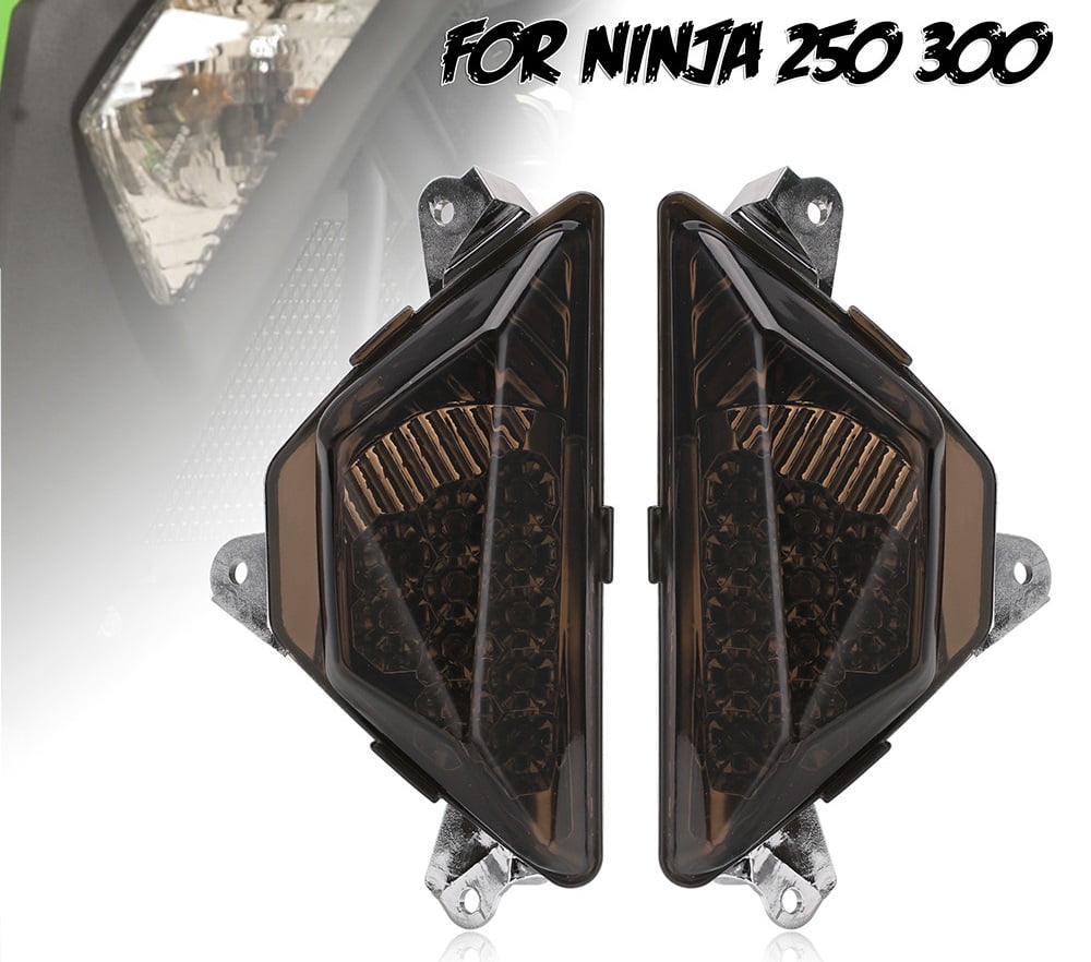 For Kawasaki Ninja 250 300 Ninja250 Ninja300 2013 2014 2015 2016 Turn Signals Light Lamp Motorcycle Accessories - Walmart.com